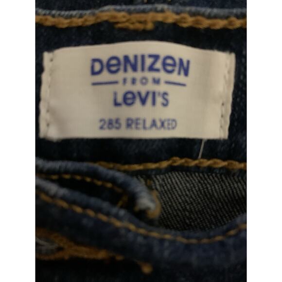 Denizen From Levi's 285 Jeans Mens 38x34 Blue Denim Cotton Stretch Relaxed Fit - Picture 4 of 10